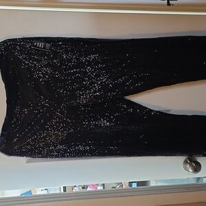 Express Black Sequin Trousers